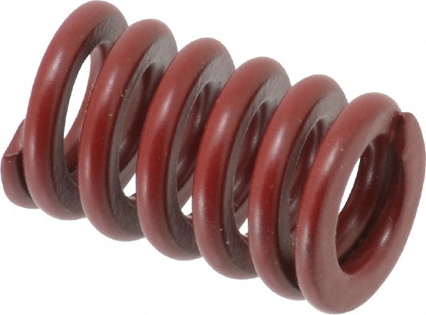 Die Spring: 1" Free Length, Red