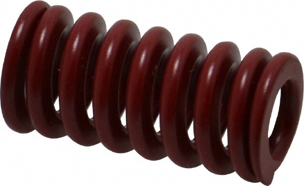 Die Spring: 1-1/4" Free Length, Red