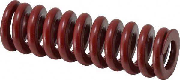 Die Spring: 2-1/2" Free Length, Red