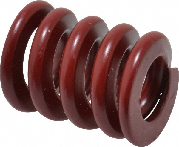 Die Spring: 1-1/4" Free Length, Red