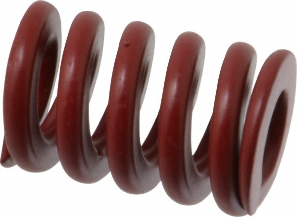 Die Spring: 1-1/2" Free Length, Red