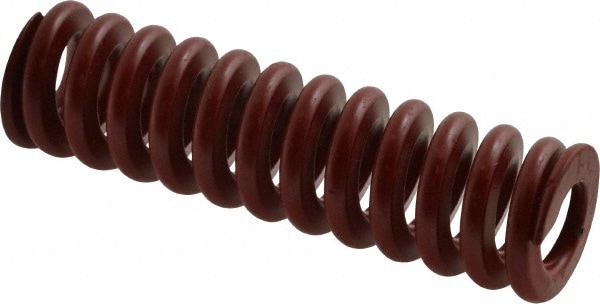 Die Spring: 3-1/2" Free Length, Red