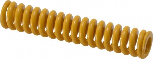 Die Spring: 2-1/2" Free Length, Yellow