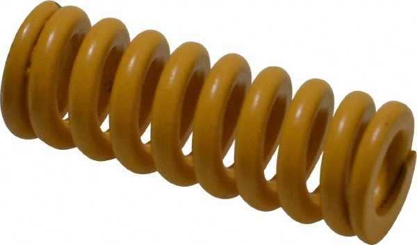 Die Spring: 1-3/4" Free Length, Yellow