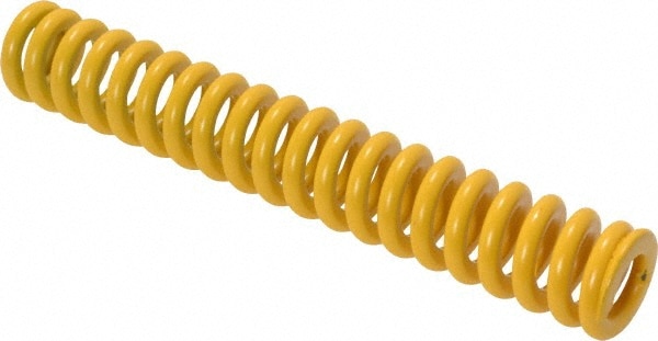 Die Spring: 4" Free Length, Yellow