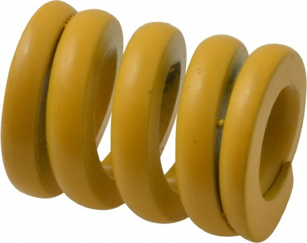 Die Spring: 1" Free Length, Yellow