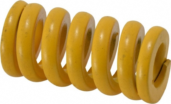 Die Spring: 1-1/2" Free Length, Yellow