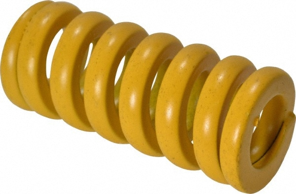 Die Spring: 1-3/4" Free Length, Yellow