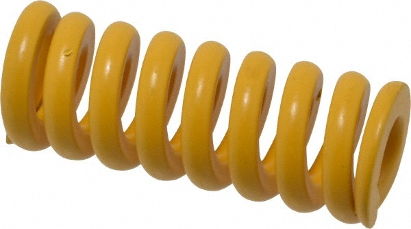 Die Spring: 2-1/2" Free Length, Yellow