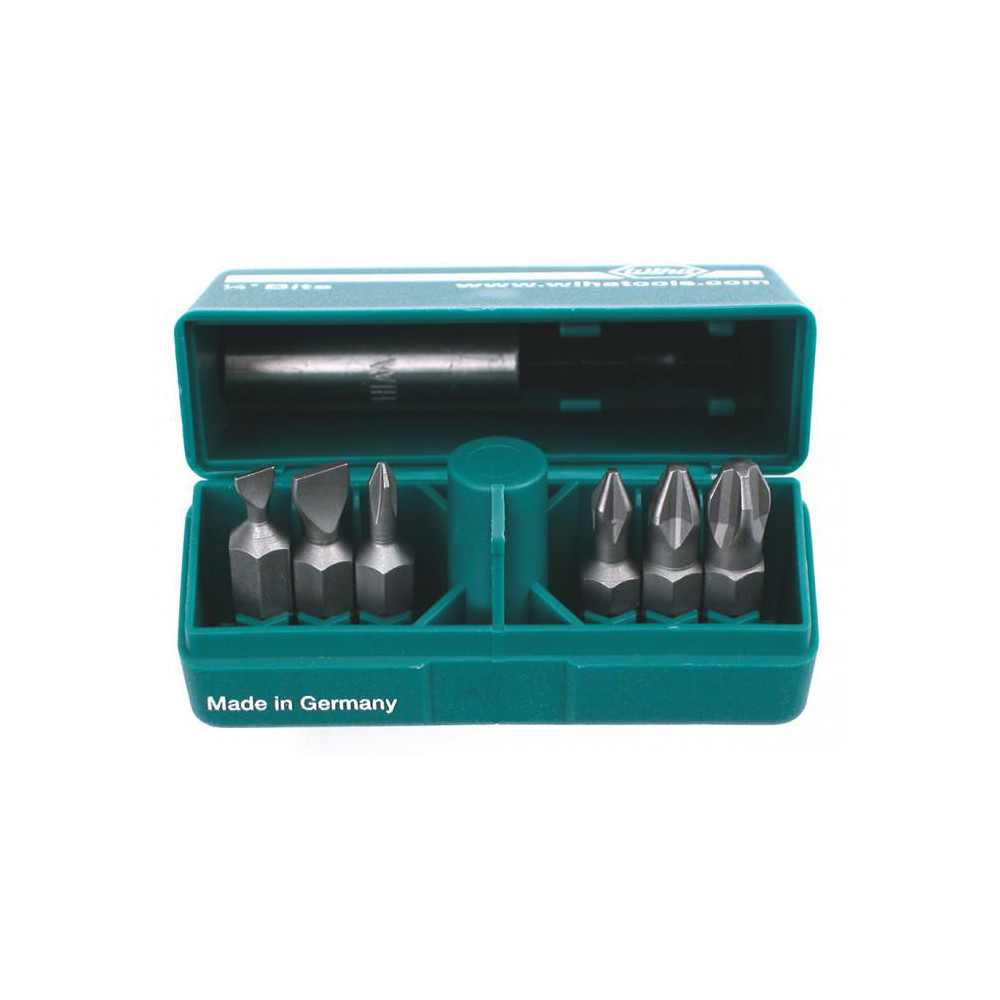 Wiha - Screwdriver Insert Bit Set: Phillips & Slotted | MSC Direct