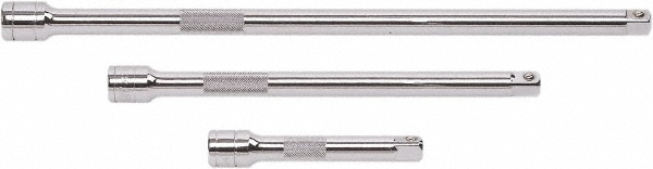 1/2" Drive Socket Extension Set - 3 Pieces, Includes 5, 10, 15" Lengths