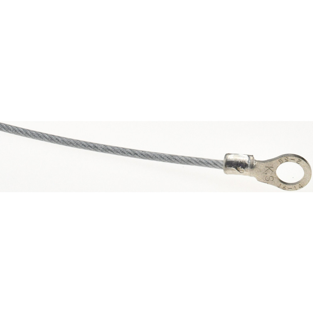 Value Collection 6" Long, Steel Cable Loop & Eye End, Quick Release Pin Lanyard MSC Direct