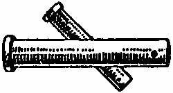 Value Collection P20173 5/8" Pin Diam, 2" OAL, Standard Clevis Pin Image