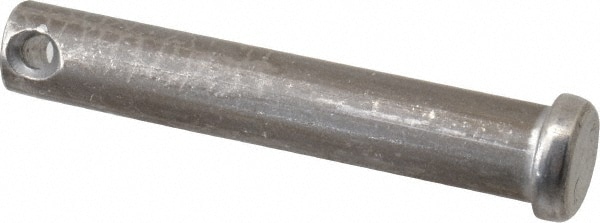 7/16" Pin Diam, 2-1/2" OAL, Standard Clevis Pin