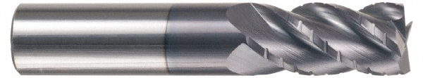 Accupro 12185437 5/8" Diam 4-Flute 40° Solid Carbide Square Roughing & Finishing End Mill 