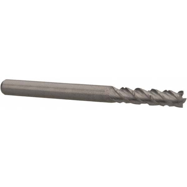 Accupro 12185414 1/8" Diam 4-Flute 40° Solid Carbide Square Roughing & Finishing End Mill Image