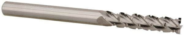Accupro 12185423 1/4" Diam 4-Flute 40° Solid Carbide Square Roughing & Finishing End Mill 