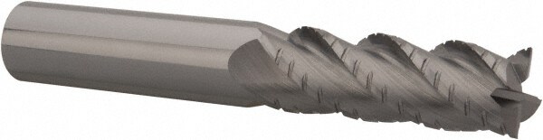 Accupro 12185439 3/4" Diam 4-Flute 40° Solid Carbide Square Roughing & Finishing End Mill Image