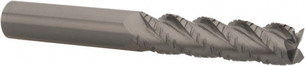 Accupro 12185440 3/4" Diam 4-Flute 40&deg; Solid Carbide Square Roughing & Finishing End Mill Image