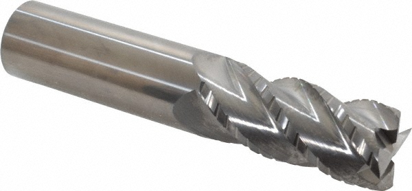 Accupro 12185442 1" Diam 4-Flute 40&deg; Solid Carbide Square Roughing & Finishing End Mill Image