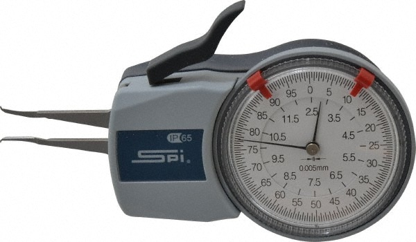 SPI 15-517-6 Inside Dial Caliper Gage: 2.5 to 12.5 mm, 0.005 mm Graduation, 0.0015 mm Accuracy Image