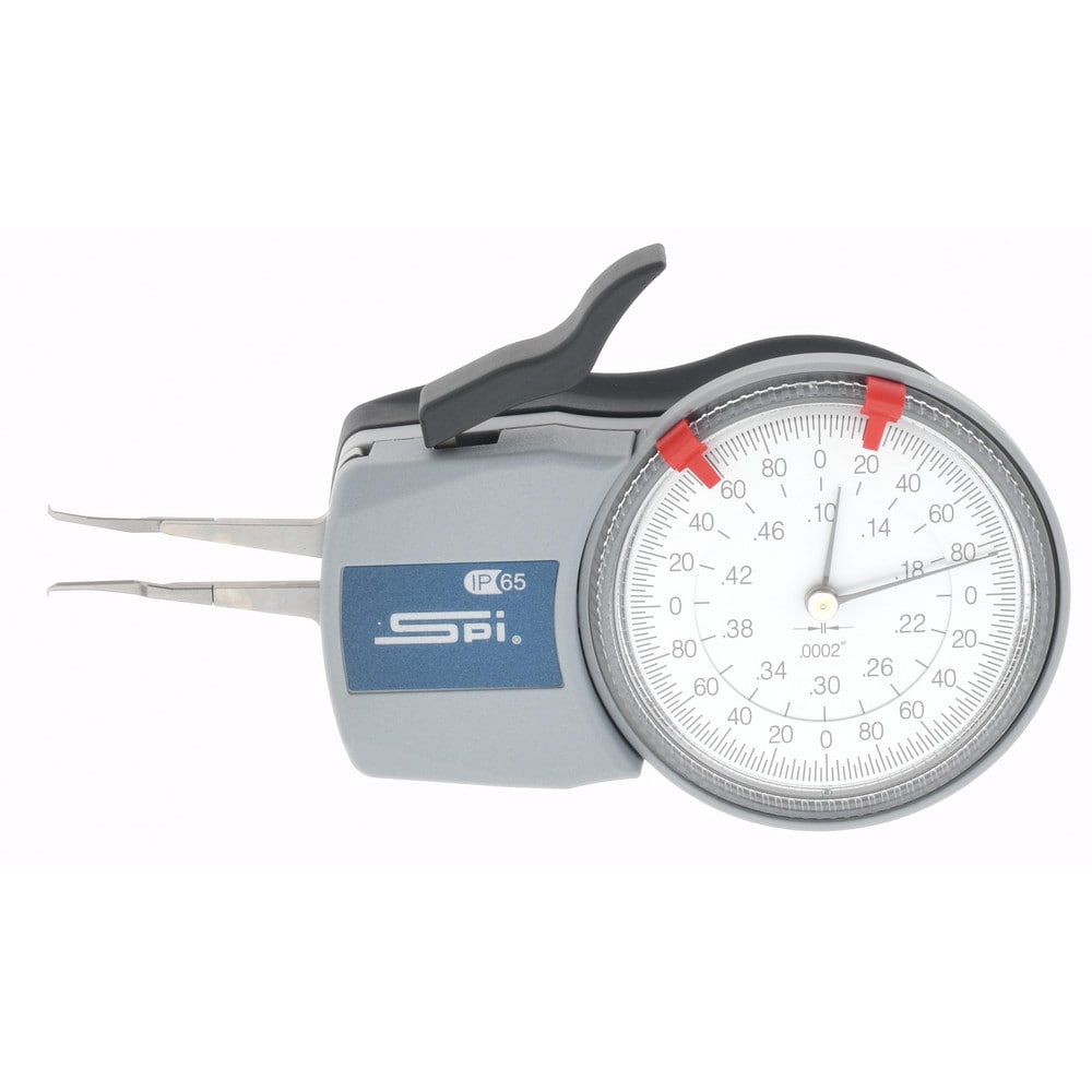 SPI 15-508-5 Inside Dial Caliper Gage: 0.1 to 1/2", 0.0002" Graduation, 0.0008" Accuracy Image