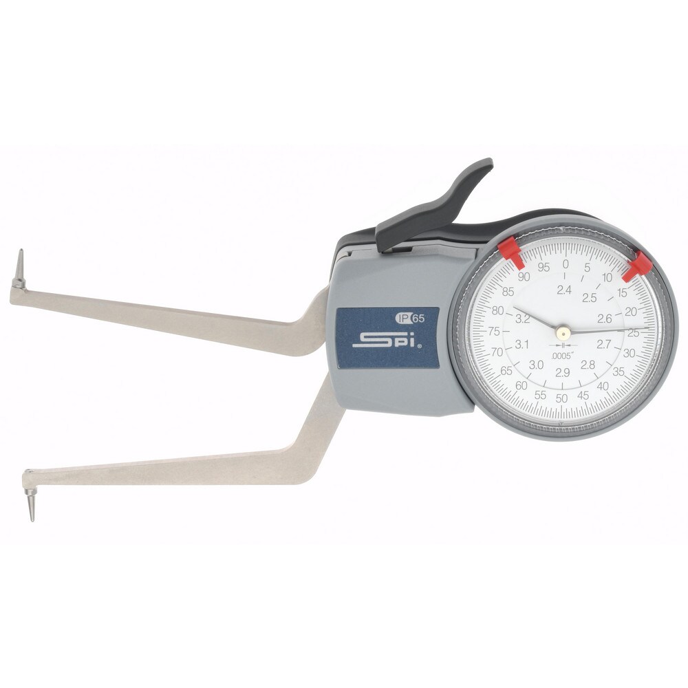 SPI 15-515-0 Inside Dial Caliper Gage: 2.4 to 3.2", 0.0005" Graduation, 0.0015" Accuracy Image