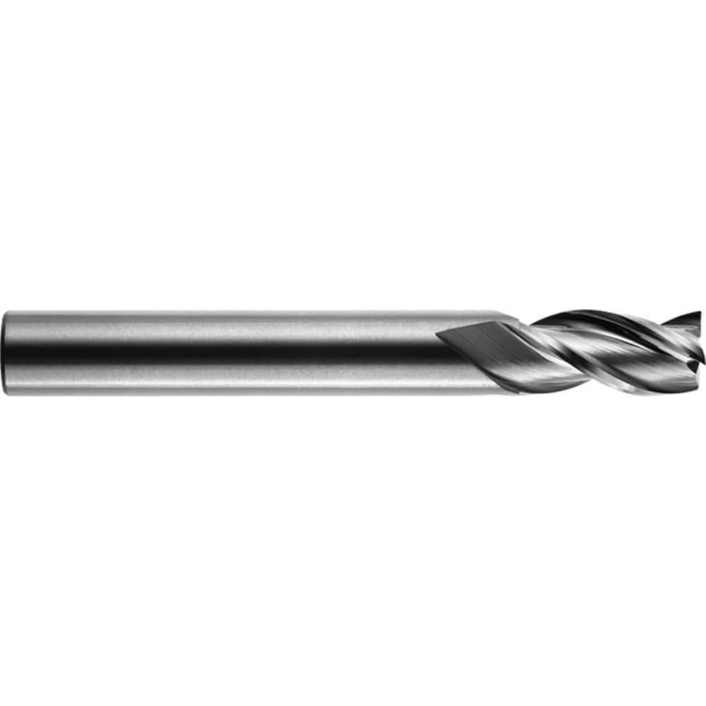 RobbJack A1-303-16 Square End Mill: 1/2 Dia, 1-1/8 LOC, 1/2 Shank Dia, 3 OAL, 3 Flutes, Solid Carbide 