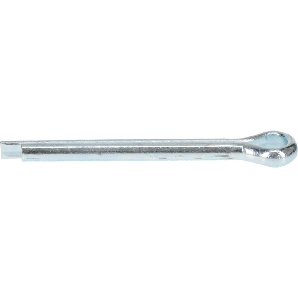 Made in USA | Value Collection 3/8" Dia x 3" Long Extended Prong Cotter Pin - Grade 2 Steel, Zinc-Plated | 50-Pack