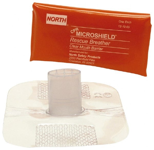 North 121055 Disposable CPR Masks/Breathers; Compatible First Aid Kits: North Unitized First Aid Kits ; Includes: Gloves; Wipes 