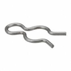 7/32" Groove, 5/8" Long, Stainless Steel Hair Pin Clip
