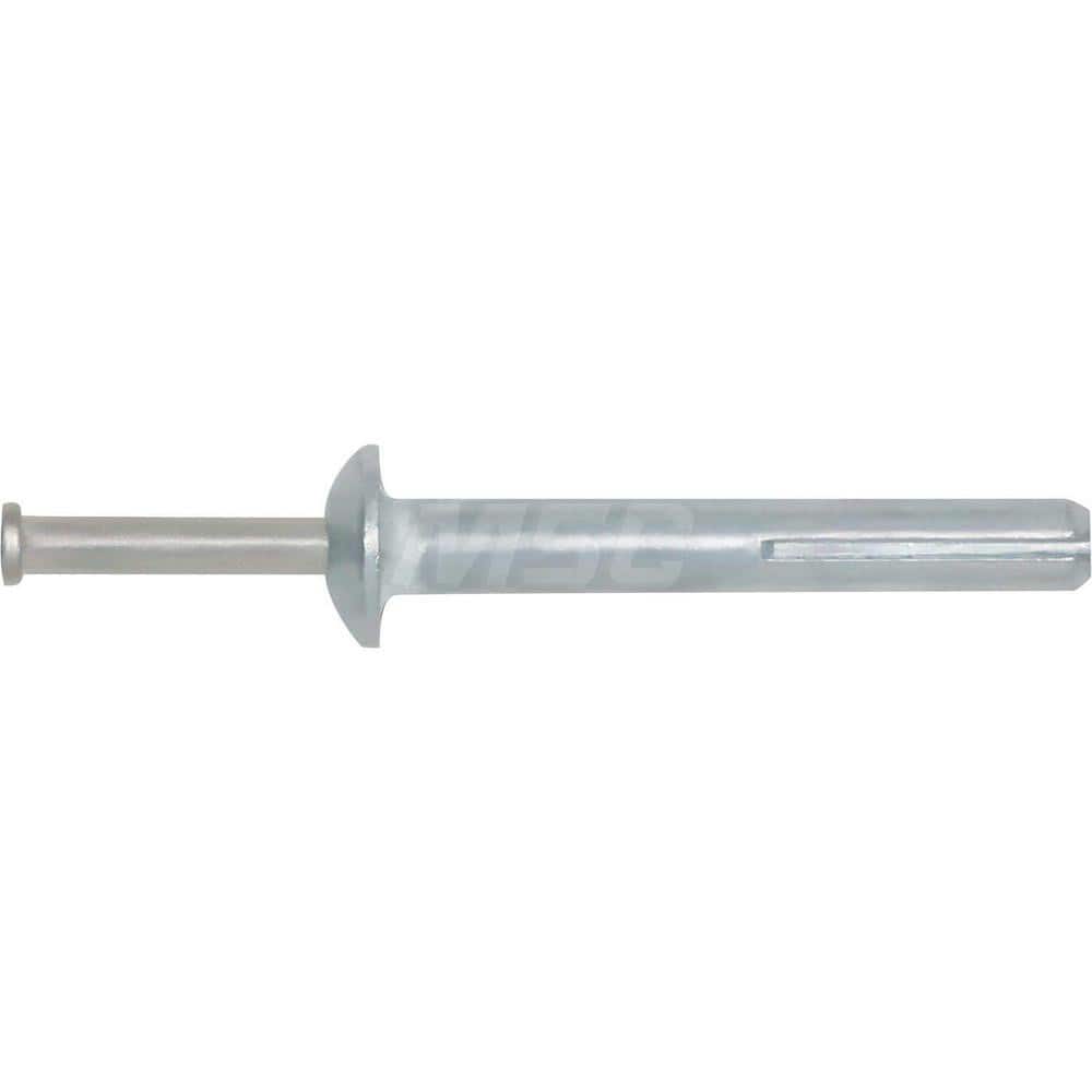 DeWALT Anchors & Fasteners 02864-PWR 1/4" Diam, 1/4" Drill, 1-1/4" OAL, 7/8" Min Embedment Hammer Drive Concrete Anchor 