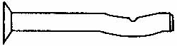 DeWALT Anchors & Fasteners 05631-PWR Split Drive Concrete Anchor: 3-1/2" OAL, 1-1/4" Min Embedment Image