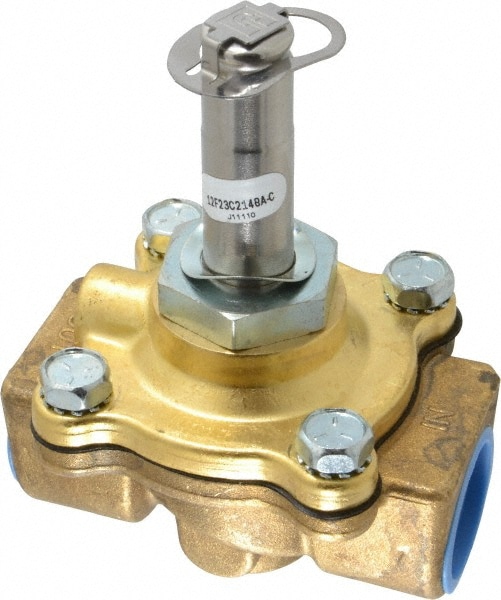 Parker 12F23C2148ACF Solenoid Valve: 2-Way, 3/4" Port, NPT Image