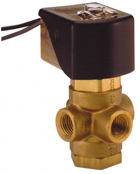 Parker 04F30U2104ACF Solenoid Valve: 1/4" Port, NPT Image