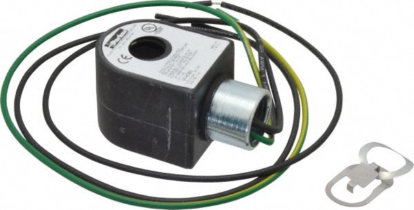 Parker 3F4C80 24 Volt, 18 Coil Lead Length, Class F, Solenoid Coil Image