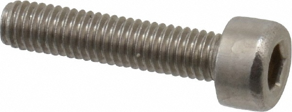 Value Collection MASC0030014CP Hex Head Cap Screw: M3 x 0.50 x 14 mm, Grade 18-8 & Austenitic Grade A2 Stainless Steel Image