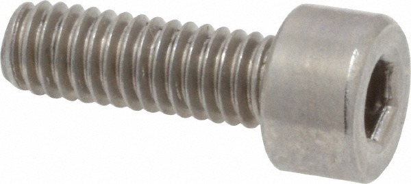 Value Collection MASC0040012CP Hex Head Cap Screw: M4 x 0.70 x 12 mm, Grade 18-8 & Austenitic Grade A2 Stainless Steel Image