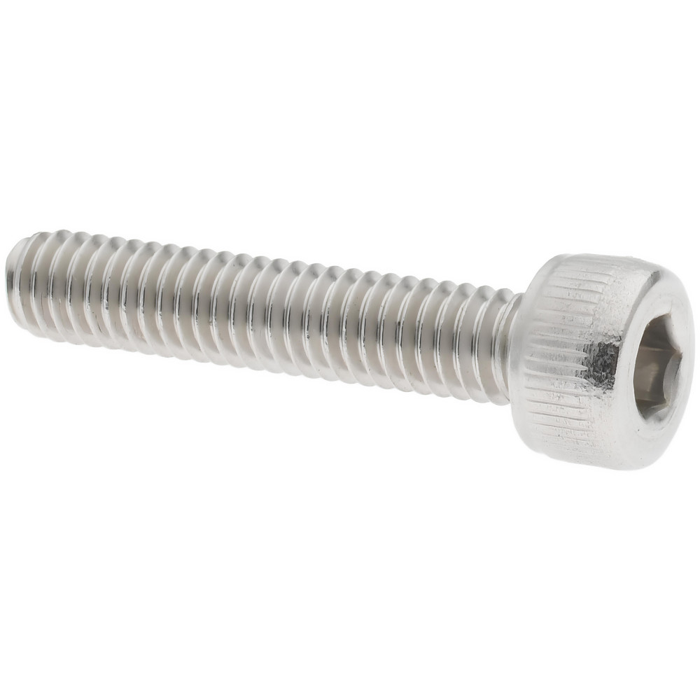Hex Socket Cap Screw: M4x0.7, 20.00 mm Length Under Head, 18-8 & Austenitic Grade A2 Stainless Steel - Fully Threaded, DIN 912