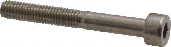 Value Collection MASC0050040CP Hex Head Cap Screw: M5 x 0.80 x 40 mm, Grade 18-8 & Austenitic Grade A2 Stainless Steel Image