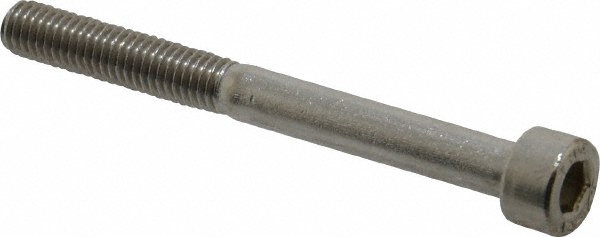 Value Collection MASC0050050CP Hex Head Cap Screw: M5 x 0.80 x 50 mm, Grade 18-8 & Austenitic Grade A2 Stainless Steel Image