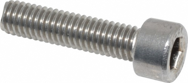 Value Collection MASC0060025CP Low Head Socket Cap Screw: M6 x 1, 25 mm Length Under Head, Socket Cap Head, Hex Socket Drive, Stainless Steel Image