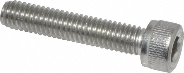 Value Collection MASC0060030CP Low Head Socket Cap Screw: M6 x 1, 30 mm Length Under Head, Socket Cap Head, Hex Socket Drive, Stainless Steel Image