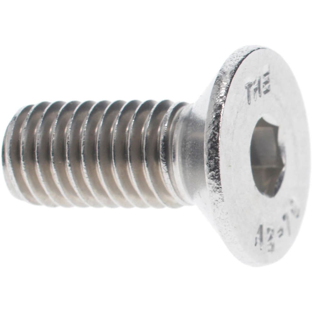 Flat Socket Cap Screw: 18-8 Stainless Steel - Hex Socket, 90 ° Flat ...