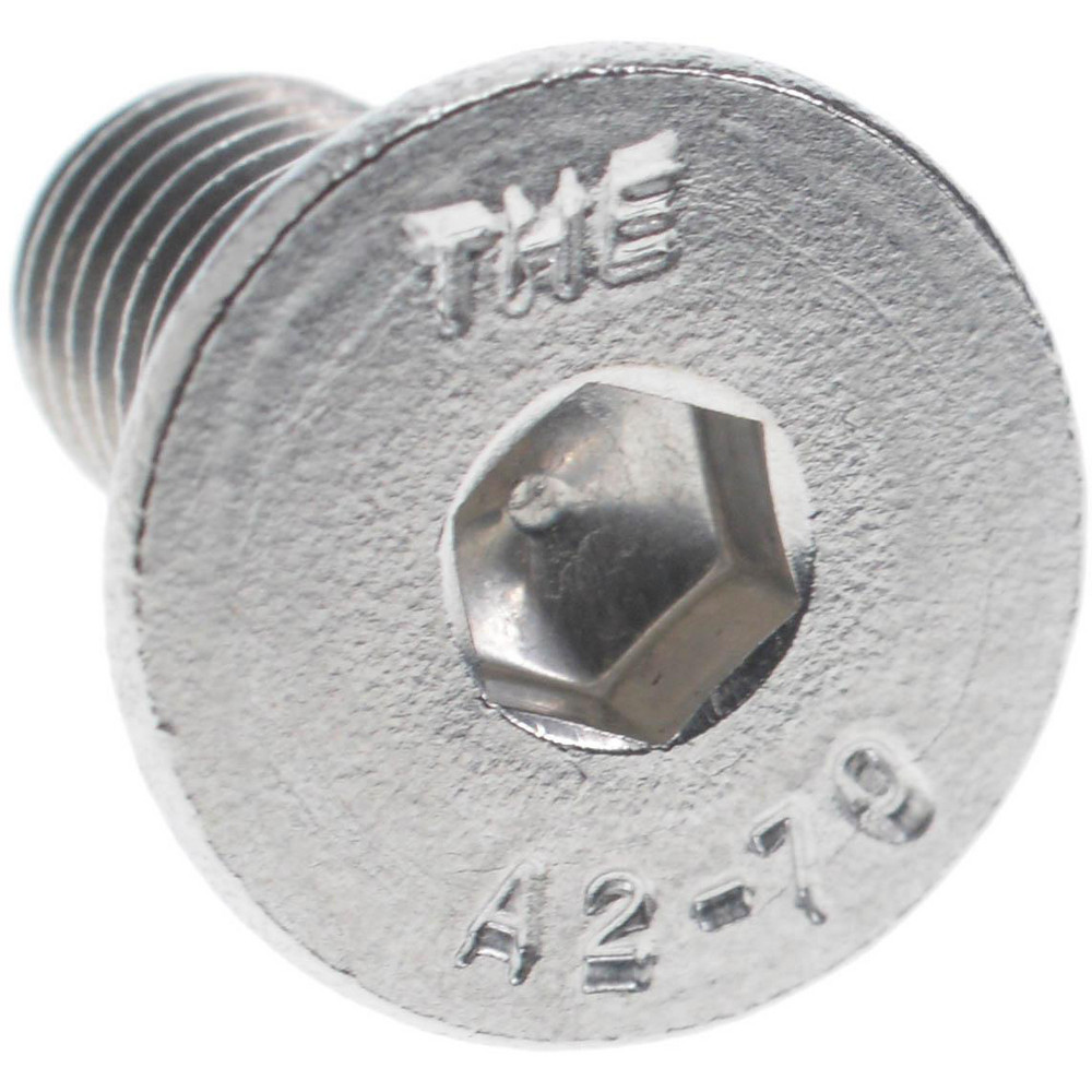 Value Collection - Flat Socket Cap Screw: M8x1.25, 20.00 mm OAL, 18-8 ...