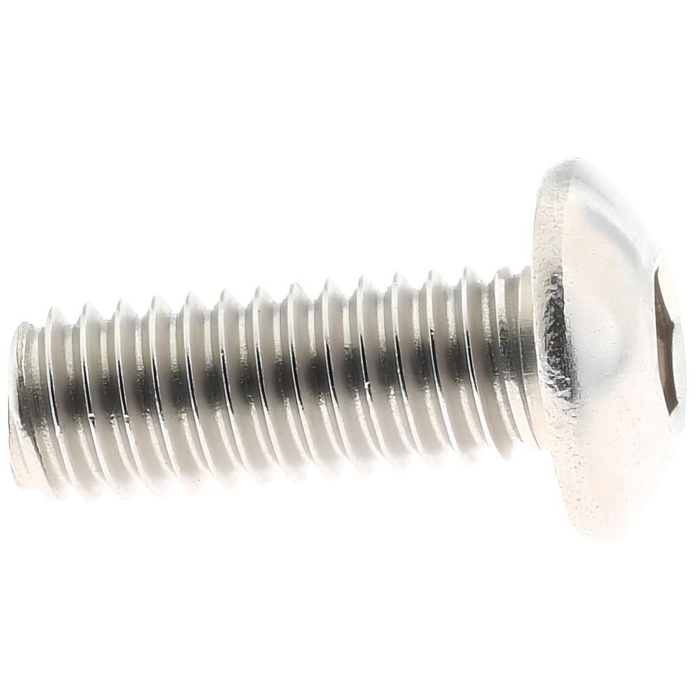 Value Collection - Button Socket Cap Screw: M3x0.5, 8.00 mm Length ...