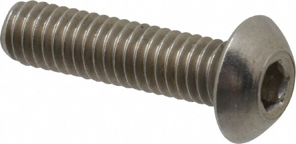 Value Collection MABS0040016CP M4x0.70 16mm Length Under Head Hex Socket Drive Button Socket Cap Screw Image