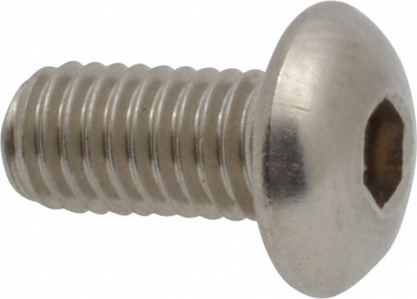 Value Collection MABS0050010CP M5x0.80 10mm Length Under Head Hex Socket Drive Button Socket Cap Screw Image