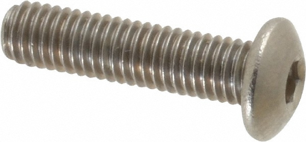 Value Collection MABS0050020CP M5x0.80 20mm Length Under Head Hex Socket Drive Button Socket Cap Screw Image