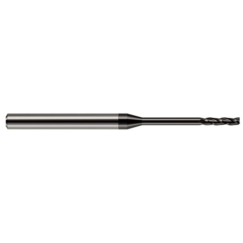 Harvey Tool 10093 Square End Mill: 3/32 Dia, 3/4 LOC, 1/8 Shank Dia, 2-1/2 OAL, 3 Flutes, Solid Carbide Image